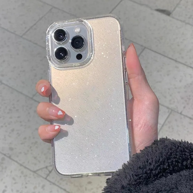 Thin acrylic mobile phone case back cover for iPhone in fine flash colour finish