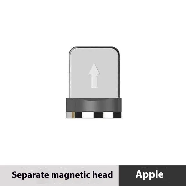 Magnetic streamer data cable Type-C three-in-one charge cable with TPE jacket in 1m length colourful colour