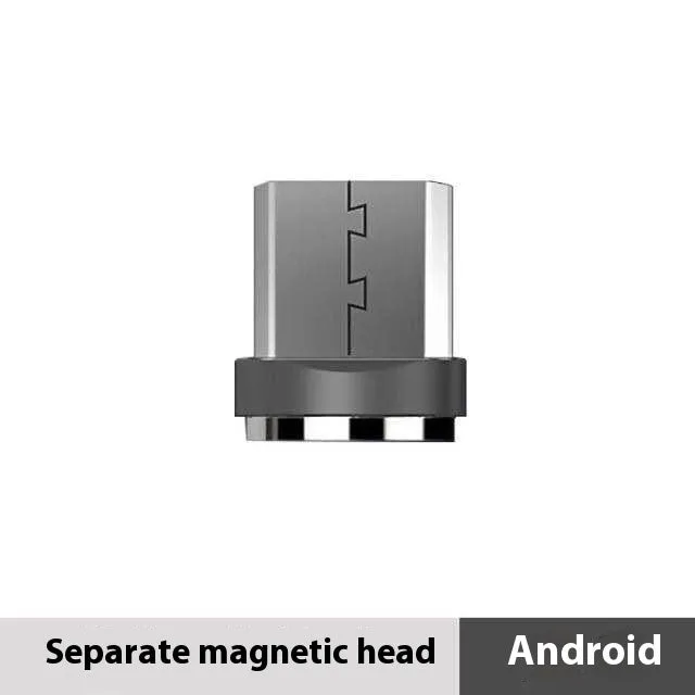 Magnetic streamer data cable Type-C three-in-one charge cable with TPE jacket in 1m length colourful colour