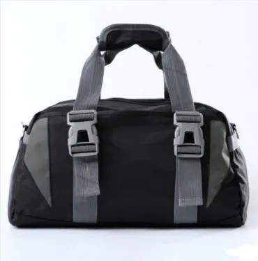 Nylon yoga and gym bag in medium or large size with carrying handles in choice of six colours