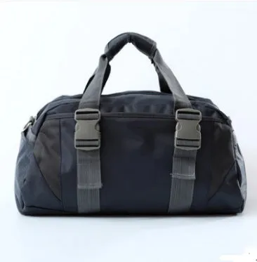 Nylon yoga and gym bag in medium or large size with carrying handles in choice of six colours
