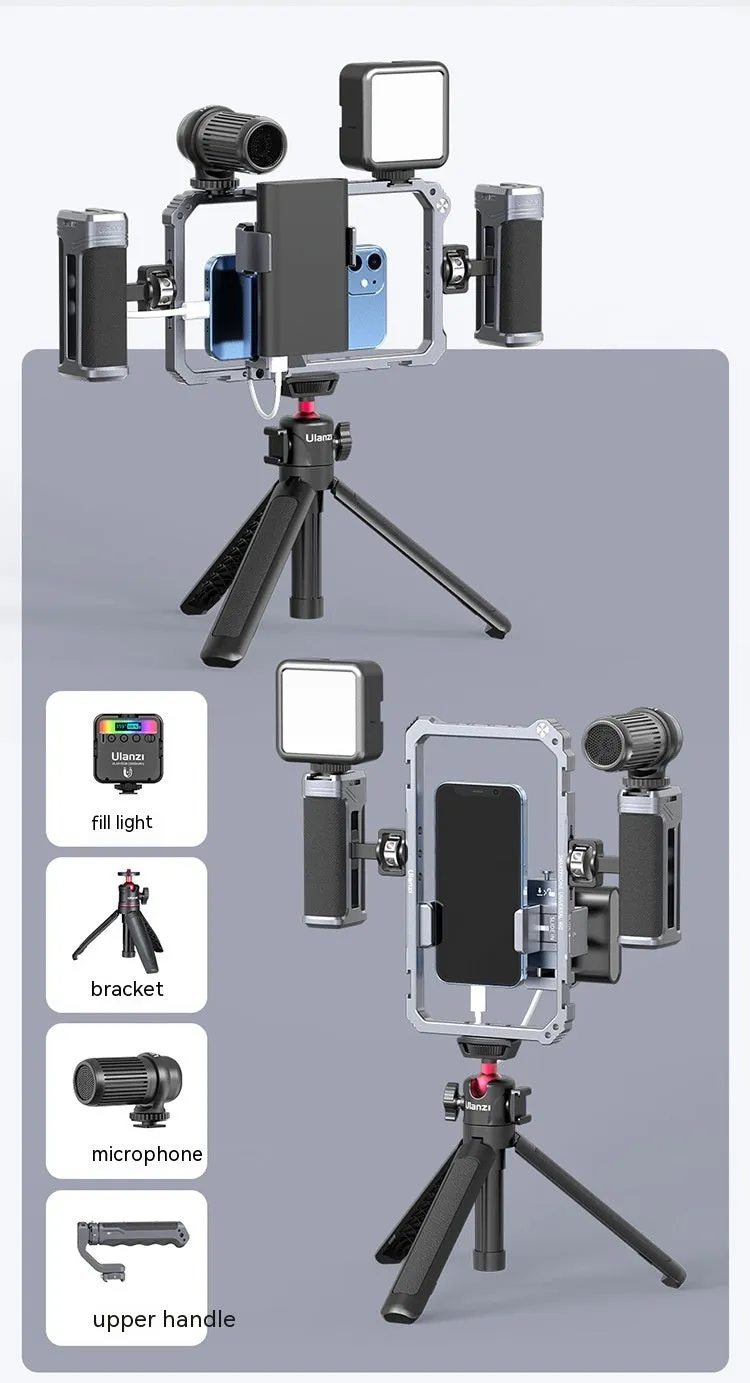 Universal Mobile Phone Rabbit Cage in colour 3127, made of aluminium alloy and silicone, for livestock photography.