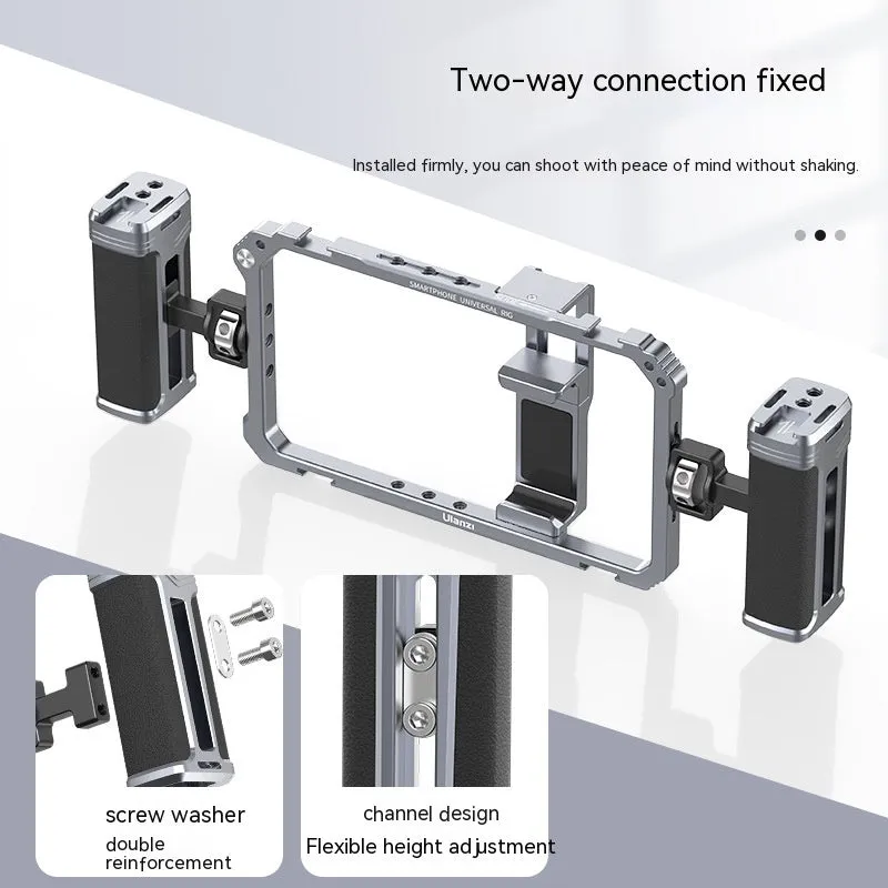 Universal Mobile Phone Rabbit Cage in colour 3127, made of aluminium alloy and silicone, for livestock photography.
