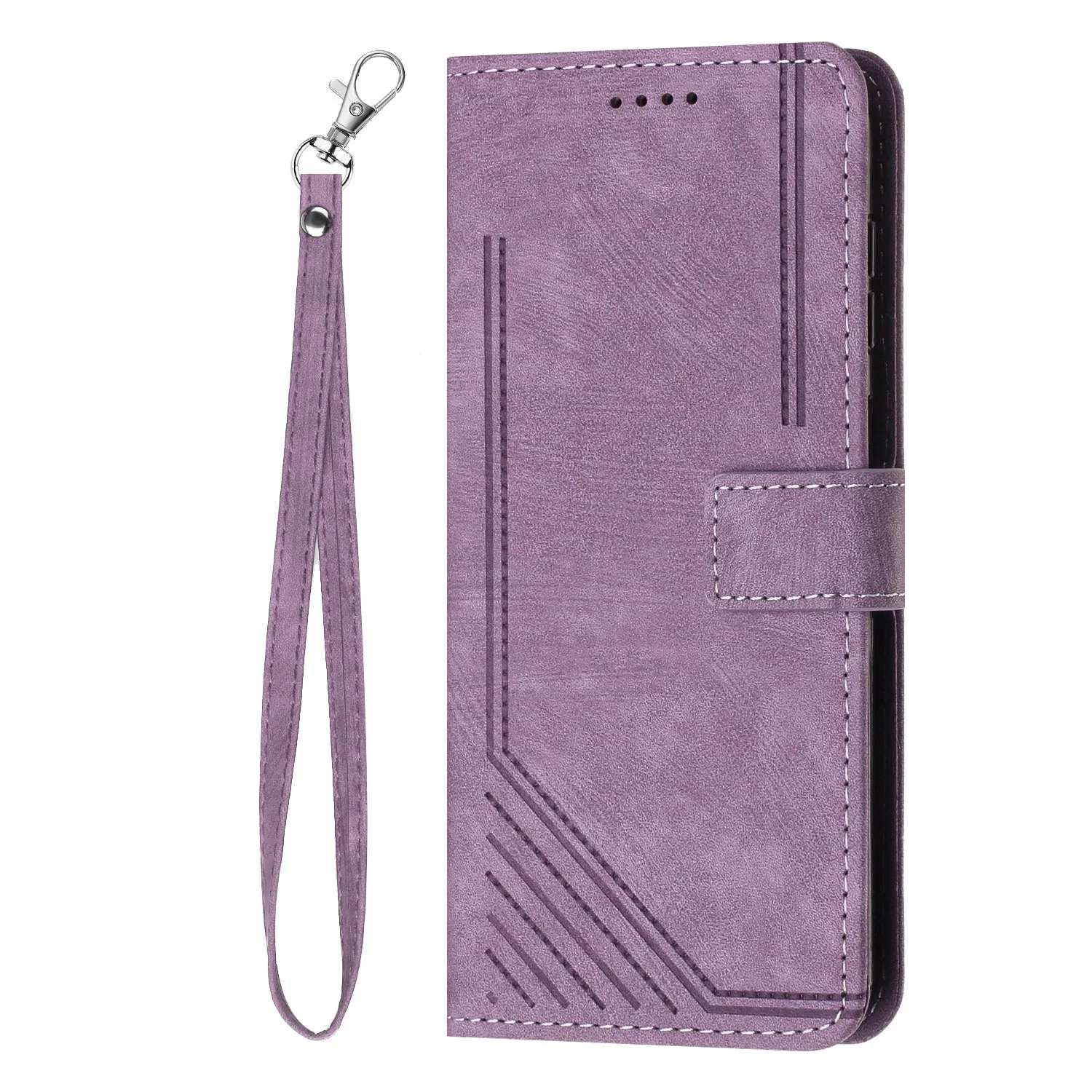 Frosted TPU PU card wallet phone case with crossbody rope and bracket for iPhone 16