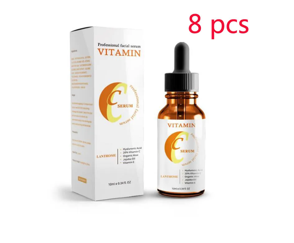 10ml bottle of Vitamin C hyaluronic acid facial serum for anti-aging and moisturising