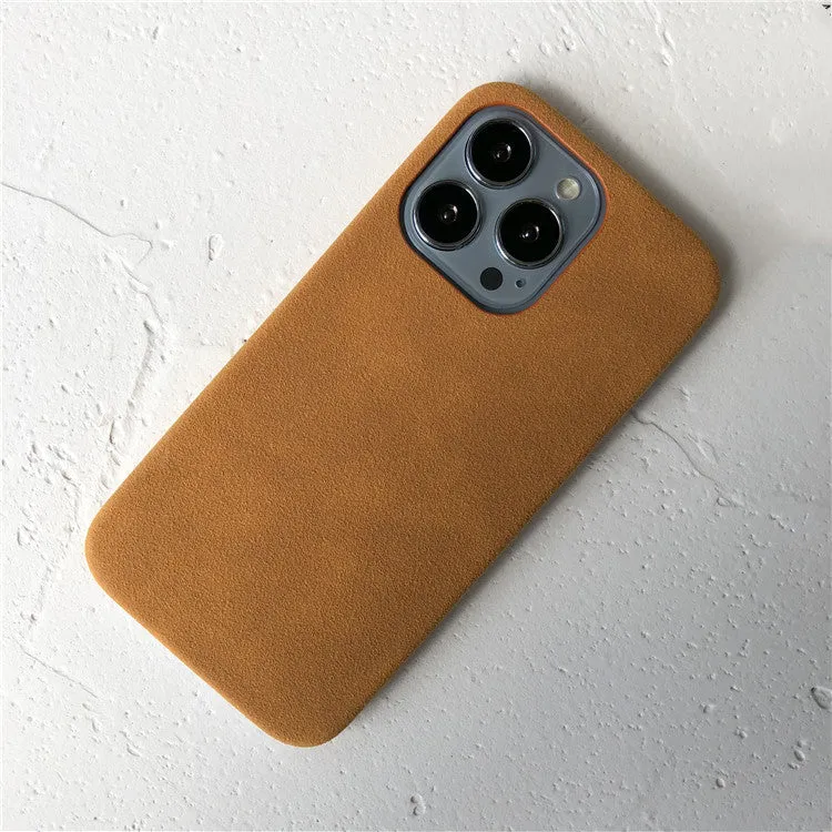 Flip over faux leather phone case anti-slip anti-drop for Apple iPhone models in dark gray