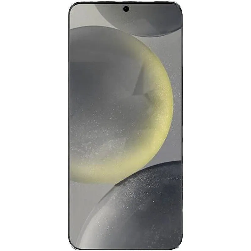 Samsung curved TPU screen protector in spyproof privacy finish on S24