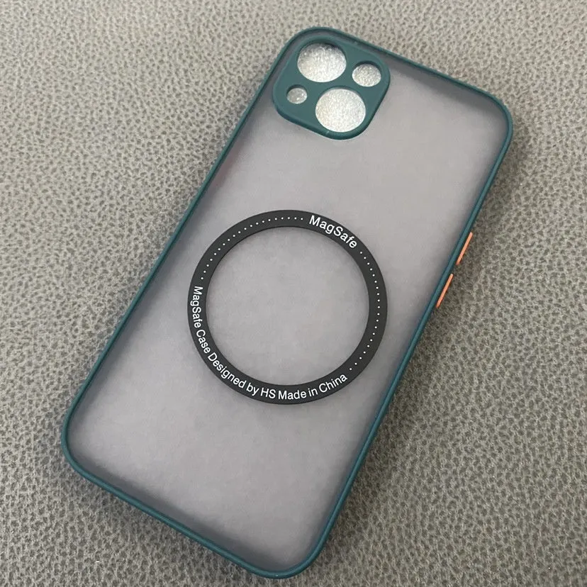 Frosted magnetic PC phone case for Apple iPhone in Phantom Magnetic Black