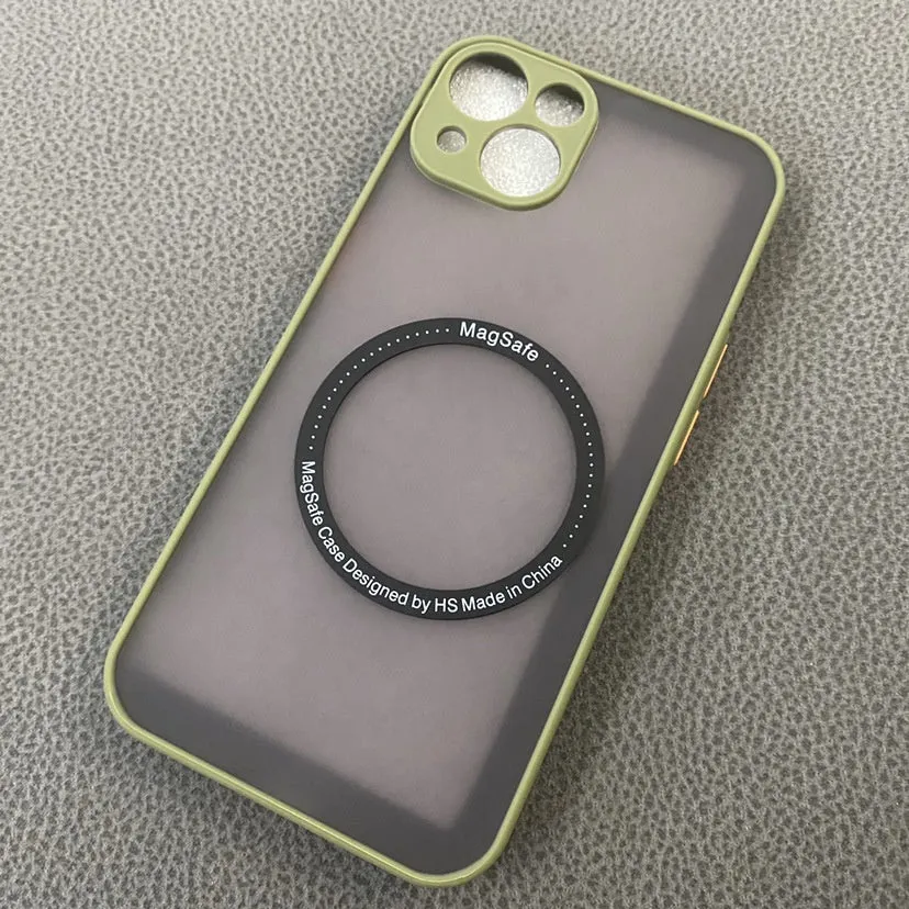 Frosted magnetic PC phone case for Apple iPhone in Phantom Magnetic Black