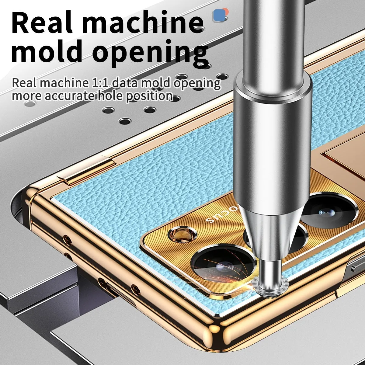 All-inclusive electroplating imitation leather hard phone case with pen slot and bracket for Samsung Z Fold