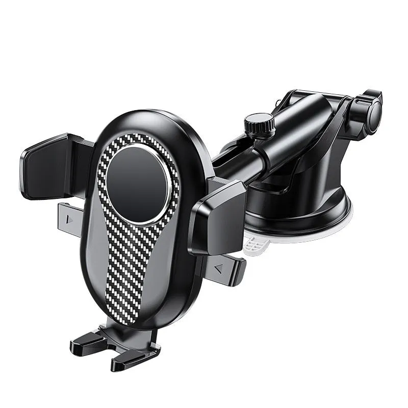 Car automatic lock extended suction phone bracket universal mobile holder with air outlet and suction cup options