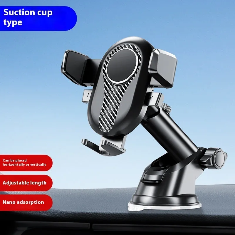 Car automatic lock extended suction phone bracket universal mobile holder with air outlet and suction cup options
