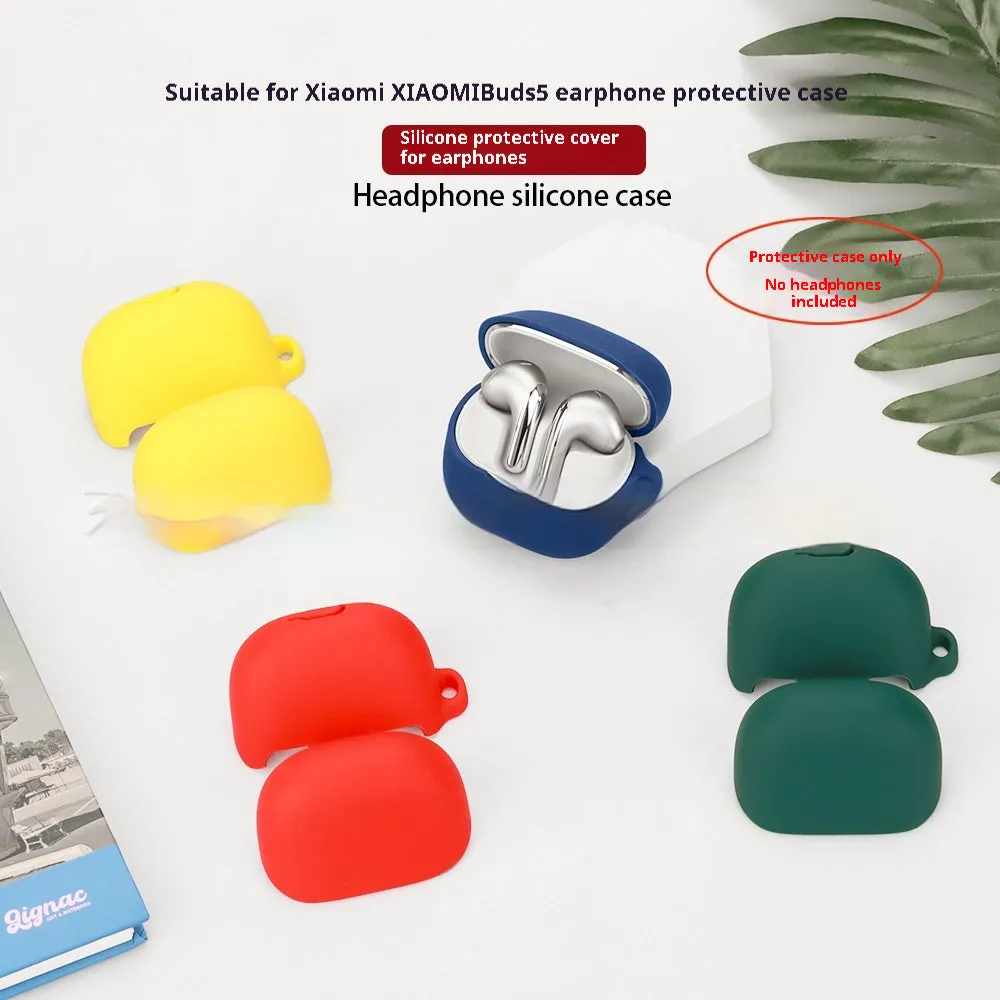 Soft silicone protective case for Buds5 Bluetooth headset in nude colour options