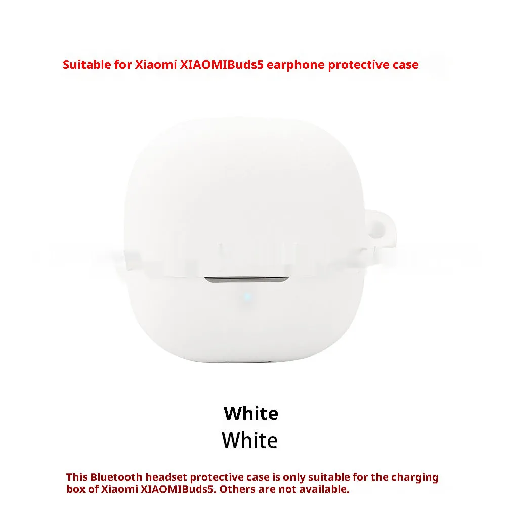 Soft silicone protective case for Buds5 Bluetooth headset in nude colour options