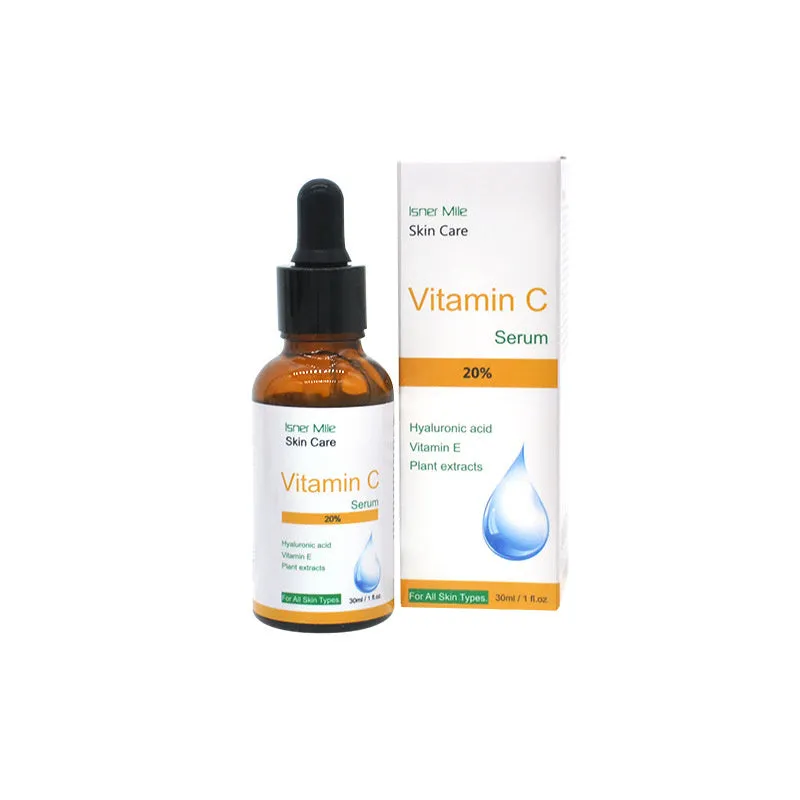 30ml bottle of vitamin C undiluted brightening and firming face essence serum.