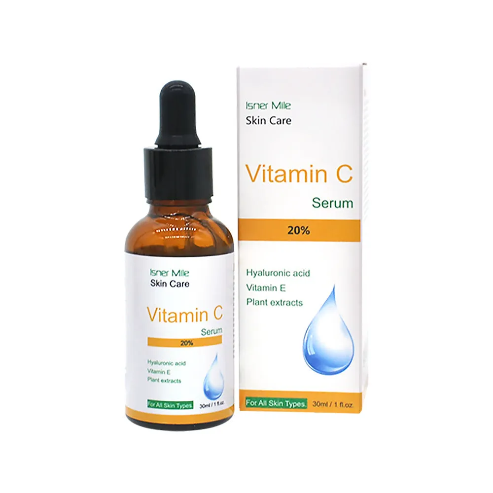 30ml bottle of vitamin C undiluted brightening and firming face essence serum.
