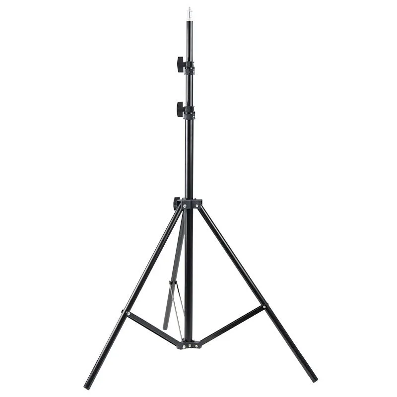 Telescopic fill light bracket for live streaming photography, metal iron electrophoresis, 1.6m height model