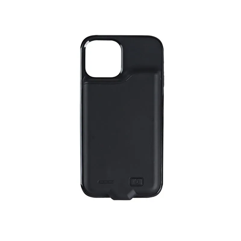 Ultra-thin plastic shell back splint power bank for iPhone 12 Pro Max in rose gold