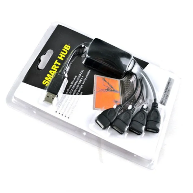 USB 2.0 four-port computer peripheral hub in A003 Linear HUB colour