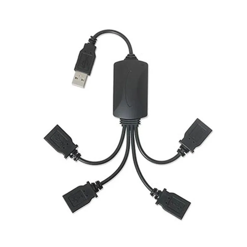 USB 2.0 four-port computer peripheral hub in A003 Linear HUB colour