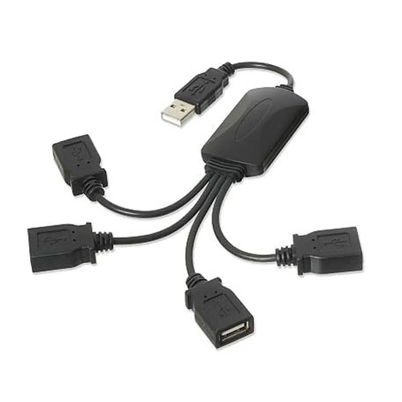 USB 2.0 four-port computer peripheral hub in A003 Linear HUB colour