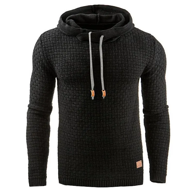 Men's cotton polyester blend hoodie available in nine colours with sizes from S to 3XL