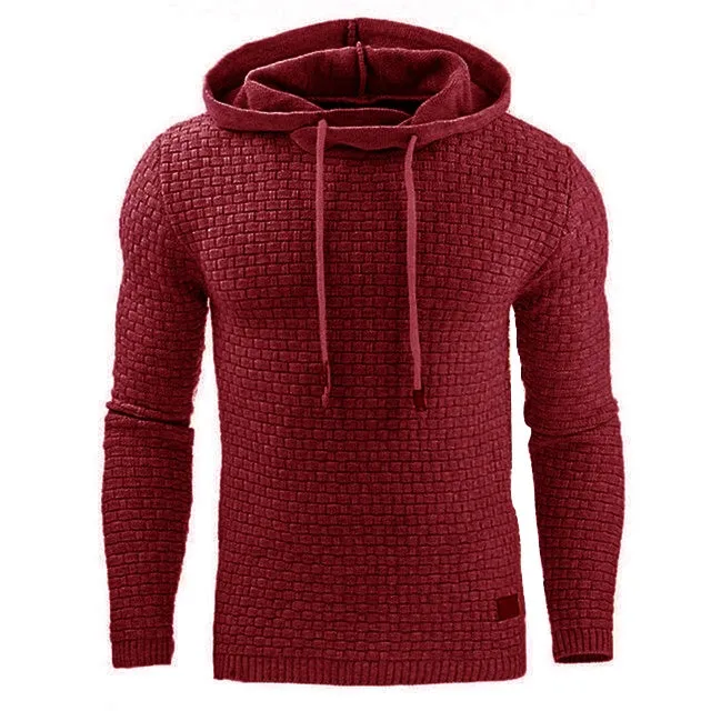 Men's cotton polyester blend hoodie available in nine colours with sizes from S to 3XL