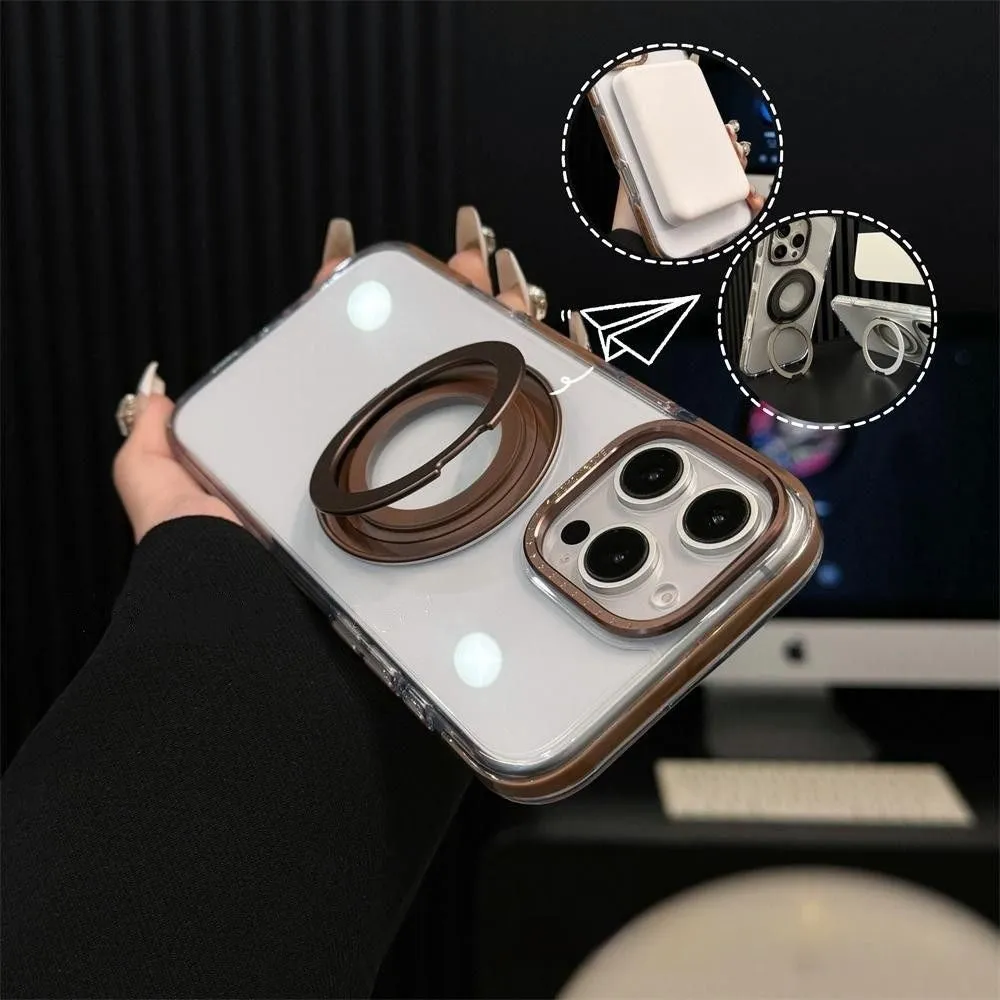 Rotating pivot phone case for iPhone with stand and magnetic function in eight colour options