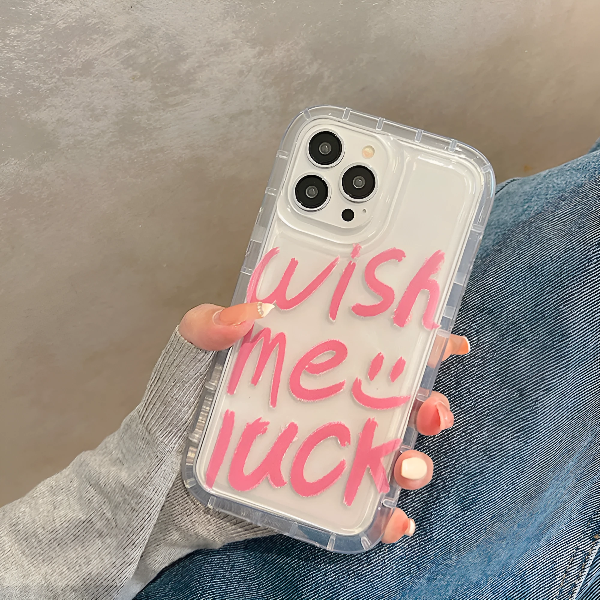 Silicone Pattern Drop-resistant Protective Cover Compatible with iPhone Models Including 16 15 14 13 12 11 Pro Max Plus Mini XS XR X 8 7 SE, Transparent Colour Options, Artistic Spray-Painted Smiley Face Design, Soft TPU Shell Anti-Fingerprint