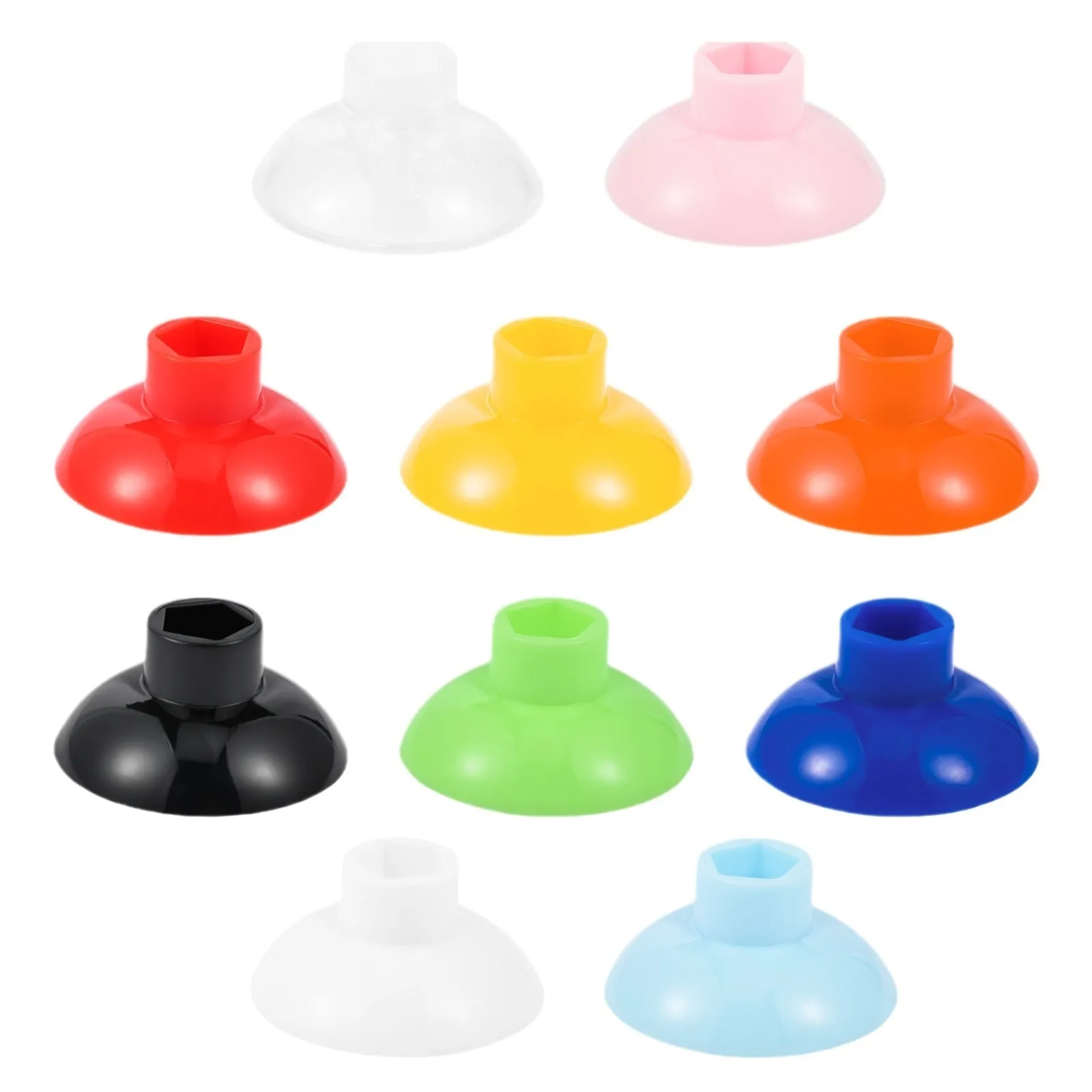 Set of 8 non-slip replacement joystick buttons in various colours for PS4 PS5 Xbox One controllers