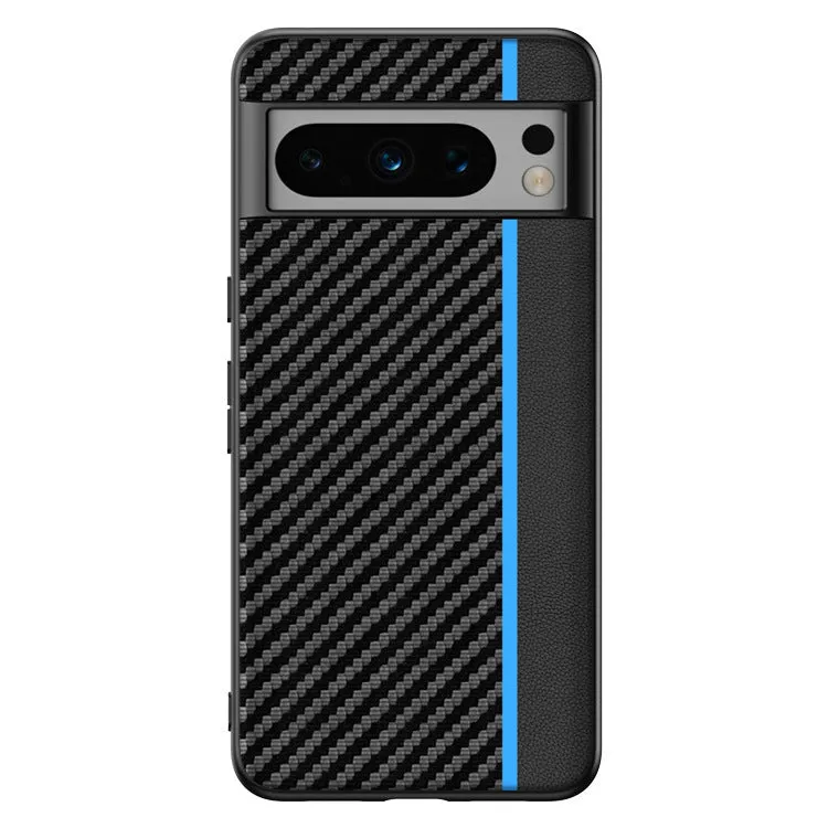 Carbon Fiber Kevlar anti-fall ultra-thin phone case for Google Pixel, shockproof, heat dissipation, imitation leather, all-inclusive hot pressing