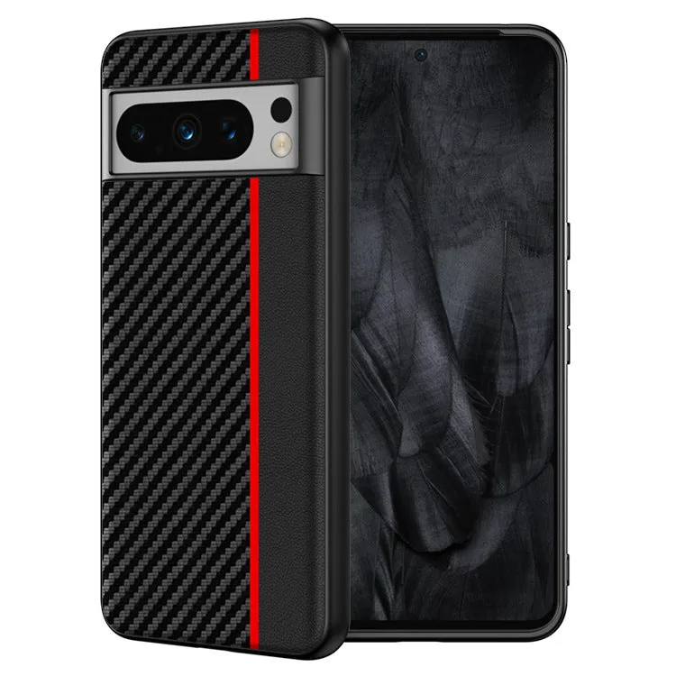 Carbon Fiber Kevlar anti-fall ultra-thin phone case for Google Pixel, shockproof, heat dissipation, imitation leather, all-inclusive hot pressing