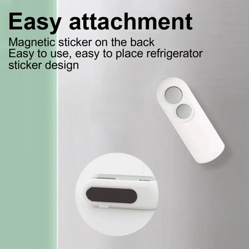 Blue and white handheld USB rechargeable heat sealer for sealing chip bags and food storage