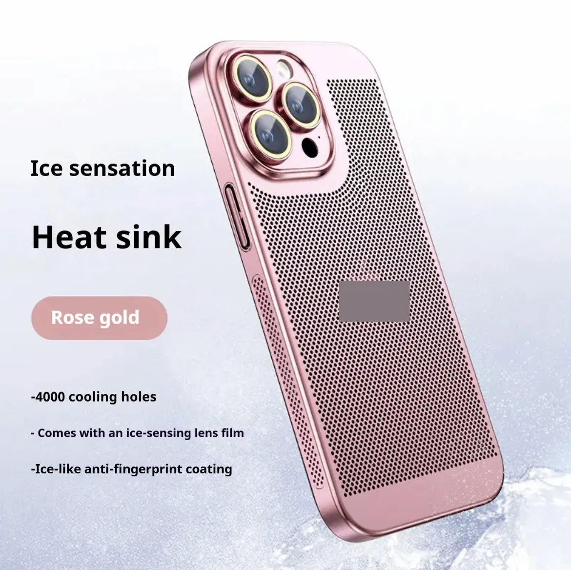Electroplated all inclusive PC phone case for iPhone in black colour – anti-fall design