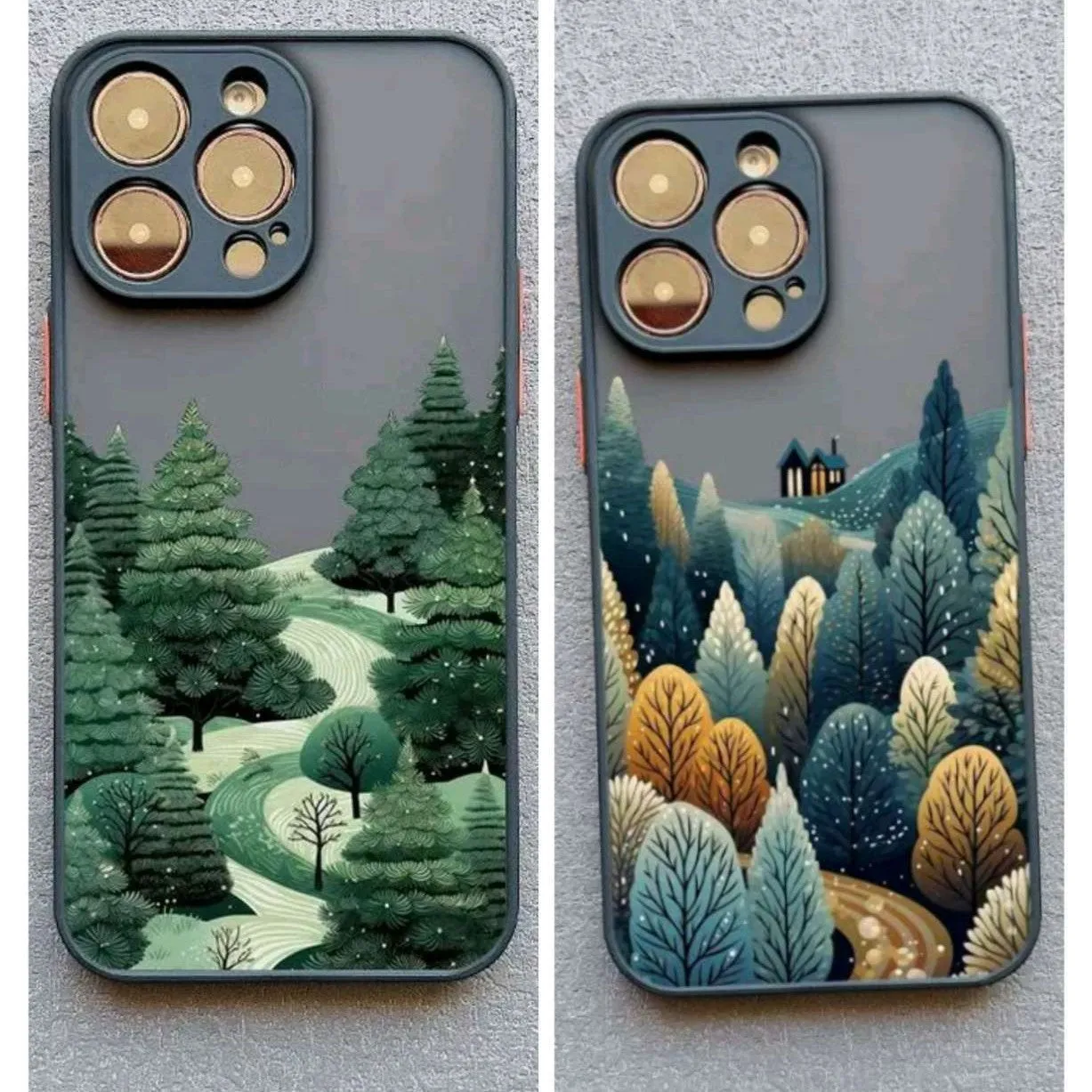 Forest Snow Advanced Green hard PC phone case for Apple iPhone with sprayed matte finish