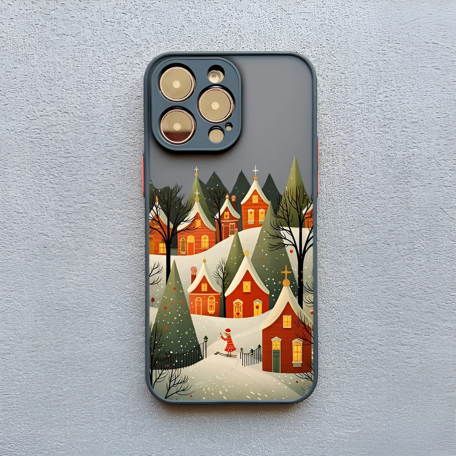 Forest Snow Advanced Green hard PC phone case for Apple iPhone with sprayed matte finish