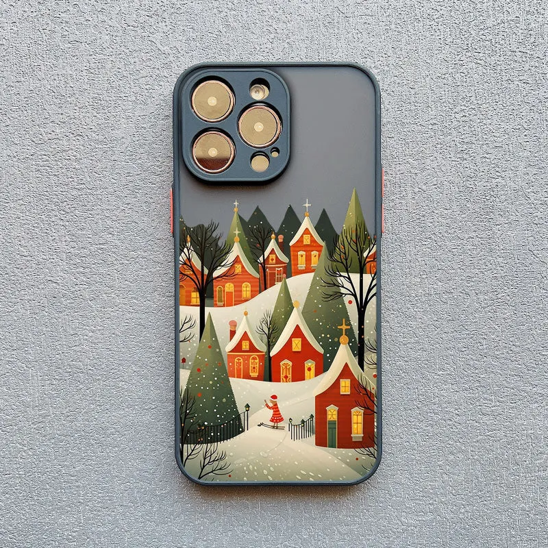 Forest Snow Advanced Green hard PC phone case for Apple iPhone with sprayed matte finish