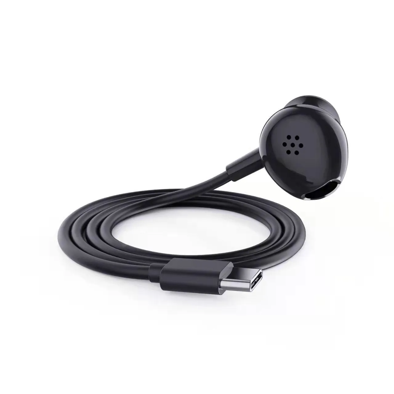 M9 wired monitor earphone headset with 10mm horn, ABS earplugs, and TPU cable on storage box background
