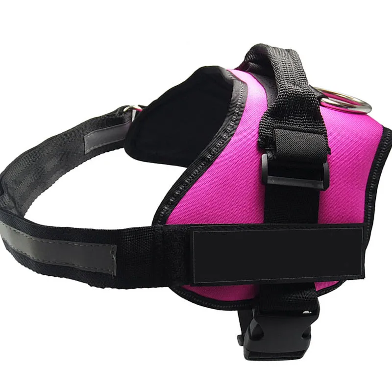 Adjustable reflective no-pull dog harness in multiple colours with chest strap design for small medium large breeds