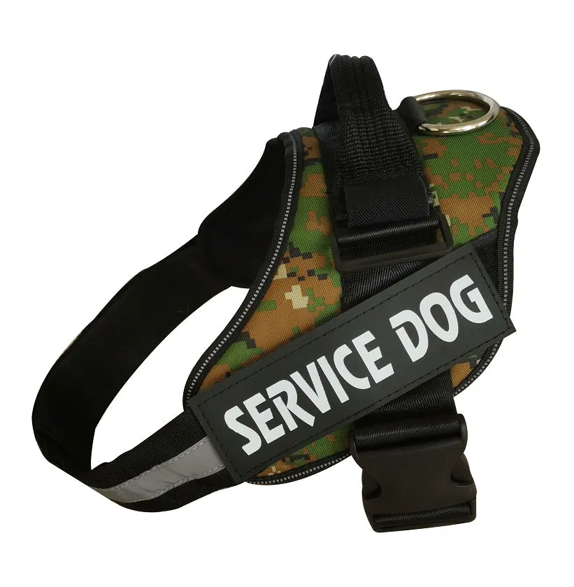 Adjustable reflective no-pull dog harness in multiple colours with chest strap design for small medium large breeds
