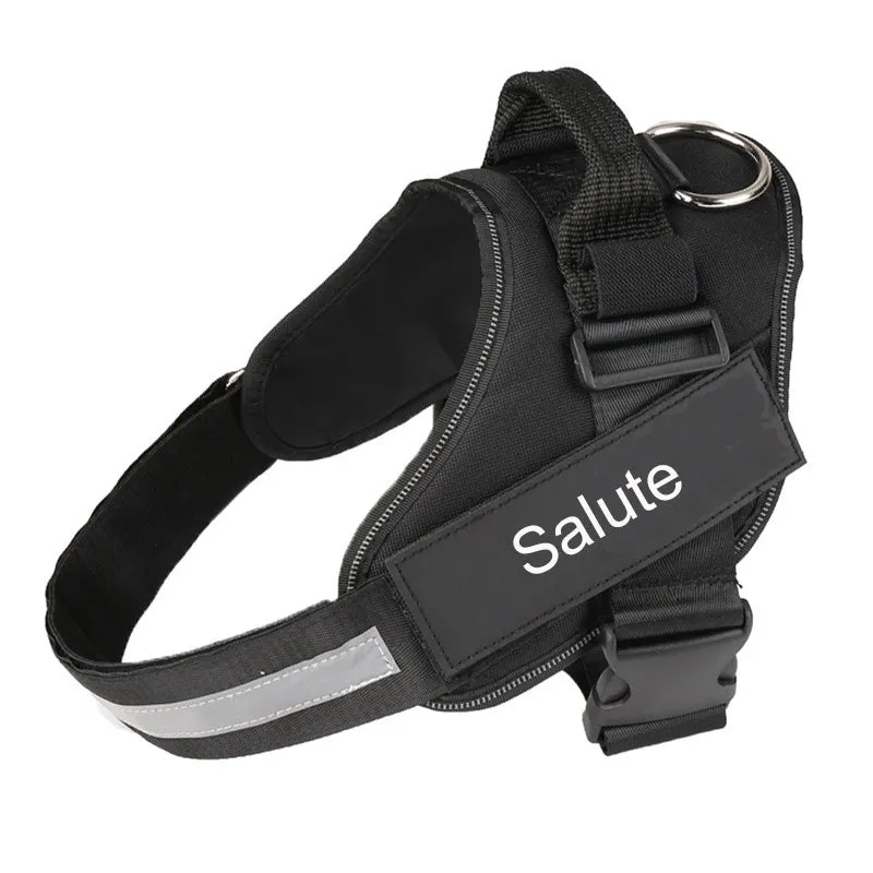 Adjustable reflective no-pull dog harness in multiple colours with chest strap design for small medium large breeds