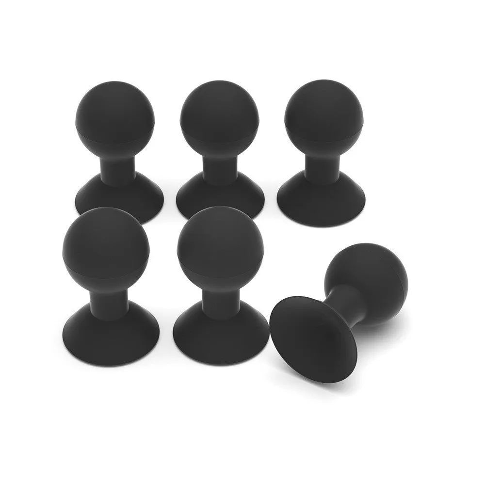 Creative solid colour silicone octopus ball mobile phone holder in blue, flexible universal stand for hands-free use