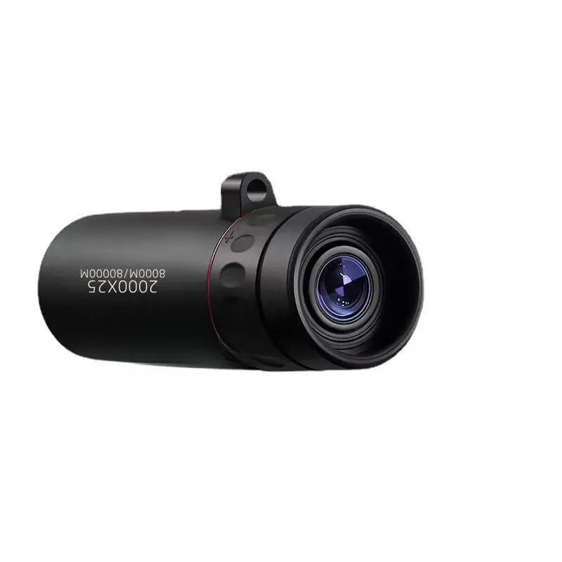 High power Ultra HD monocular telescope with photography clip for day and night use
