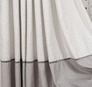 Single panel blackout curtain showing size options and hook, Korean hook, and ring hanging styles