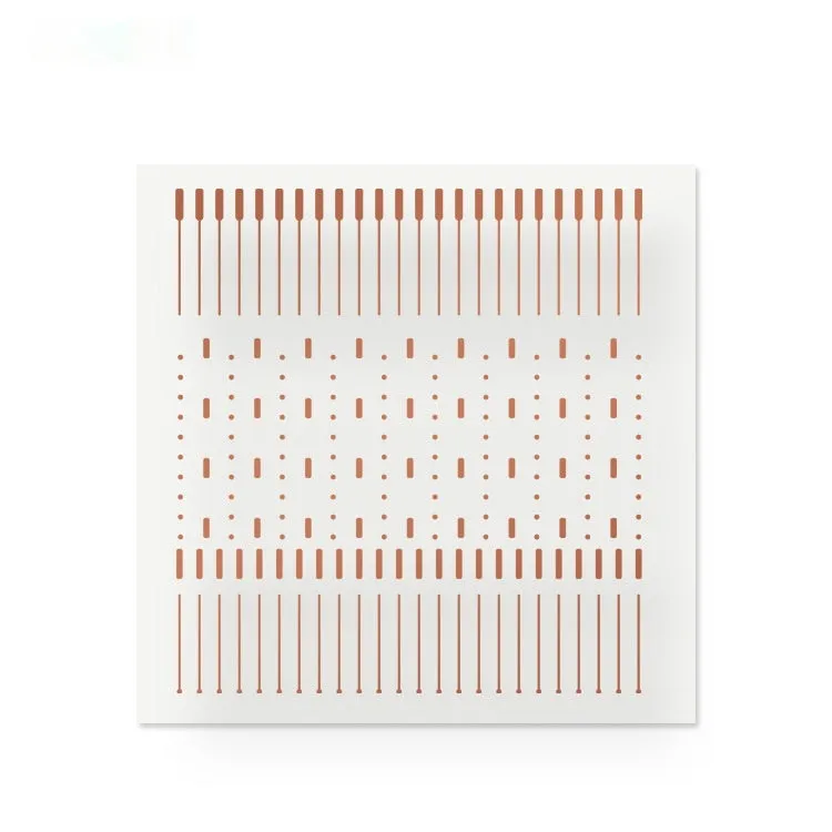 Red copper mobile phone spot welding patch square shape 28mm length 1mm thickness for motherboard repair