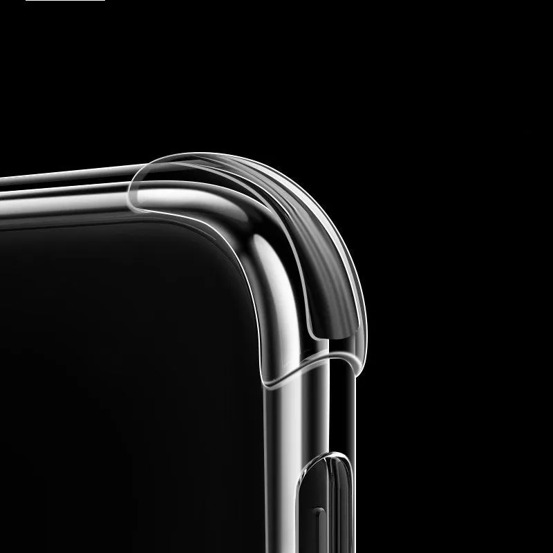 Thickened transparent TPU phone case with airbag corners for Samsung Galaxy models