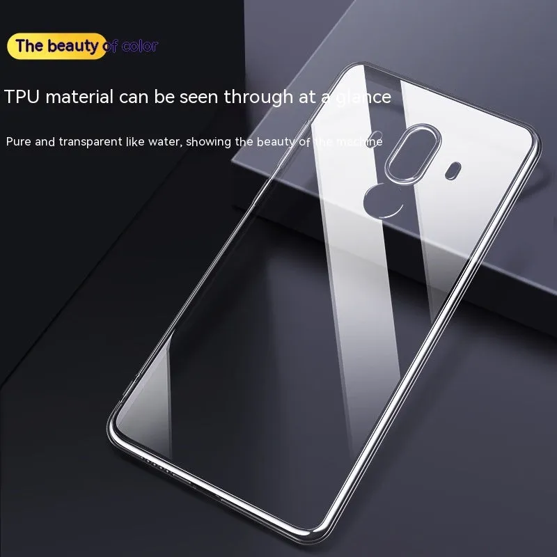 Transparent soft silicone phone case for Huawei Mate 10 clear back cover