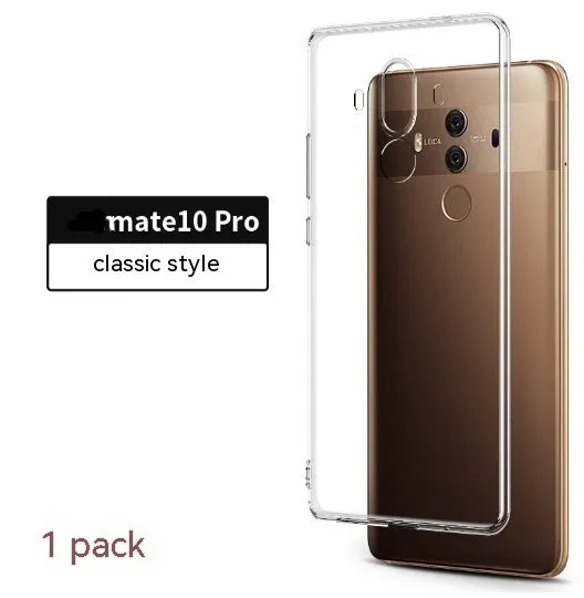Transparent soft silicone phone case for Huawei Mate 10 clear back cover