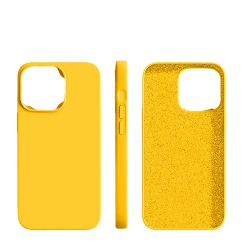 Frosted liquid silicone phone case with heat dissipation and anti-fingerprint finish for iPhone