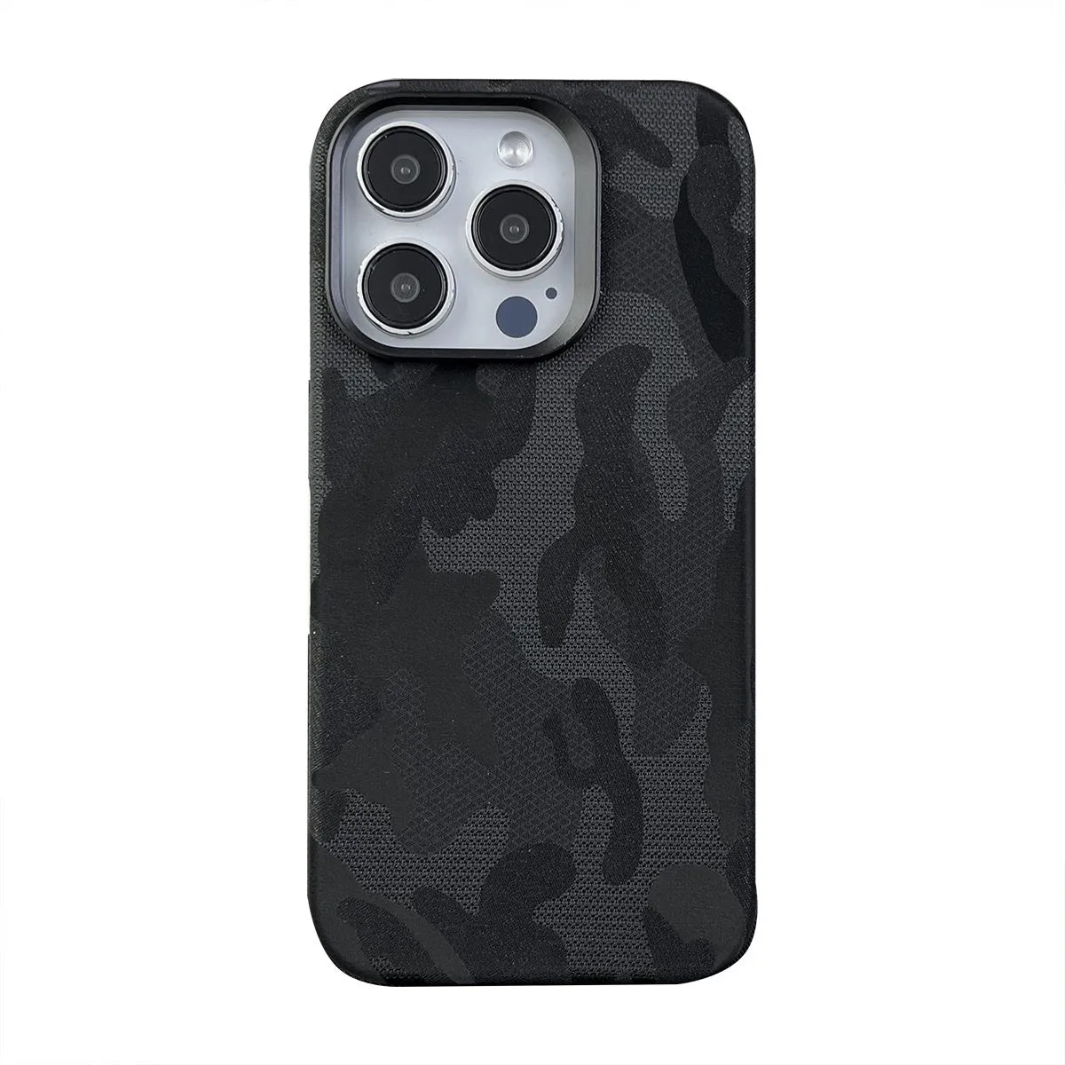 Imitation leather magnetic phone case for iPhone with anti-fingerprint surface in Emma Orange colour